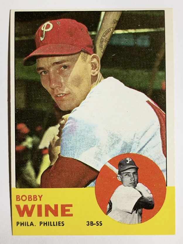 1963 Topps #71 Bobby Wine RC (EXMT)