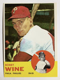 1963 Topps #71 Bobby Wine RC (EXMT)