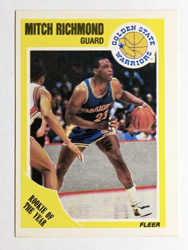 1989-90 Fleer #56 Mitch Richmond RC