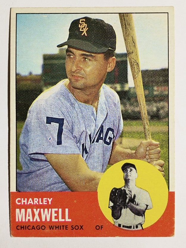 1963 Topps #86 Charley Maxwell (VGEX)