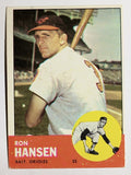 1963 Topps #88 Ron Hansen (VGEX)