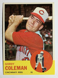 1963 Topps #90 Gordy Coleman (EX)