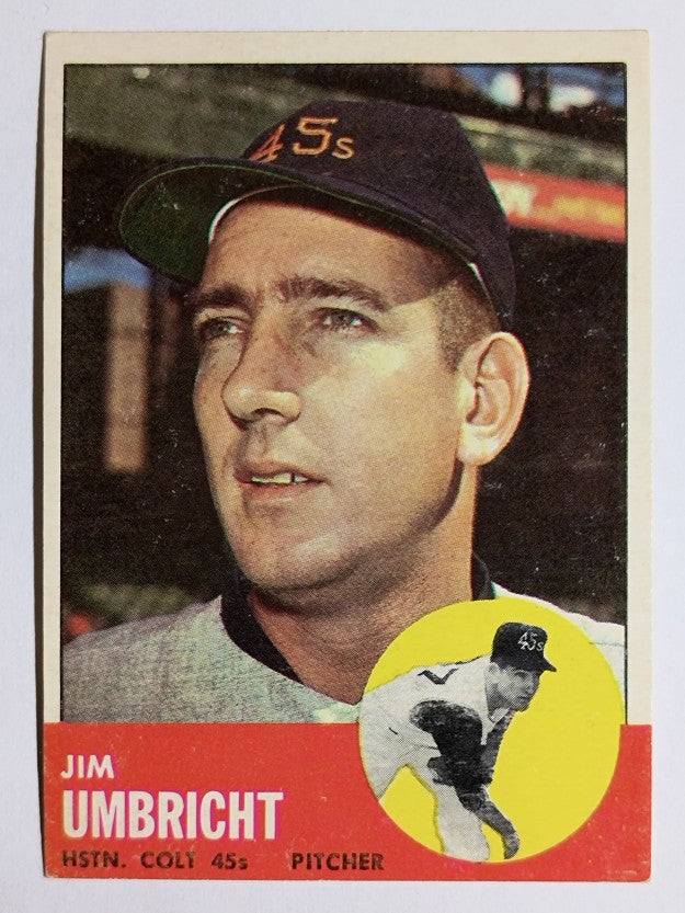 1963 Topps #99 Jim Umbricht (EX)