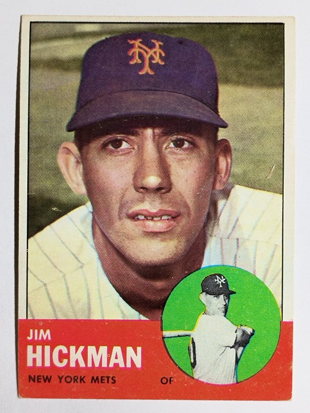 1963 Topps #107 Jim Hickman (EX)