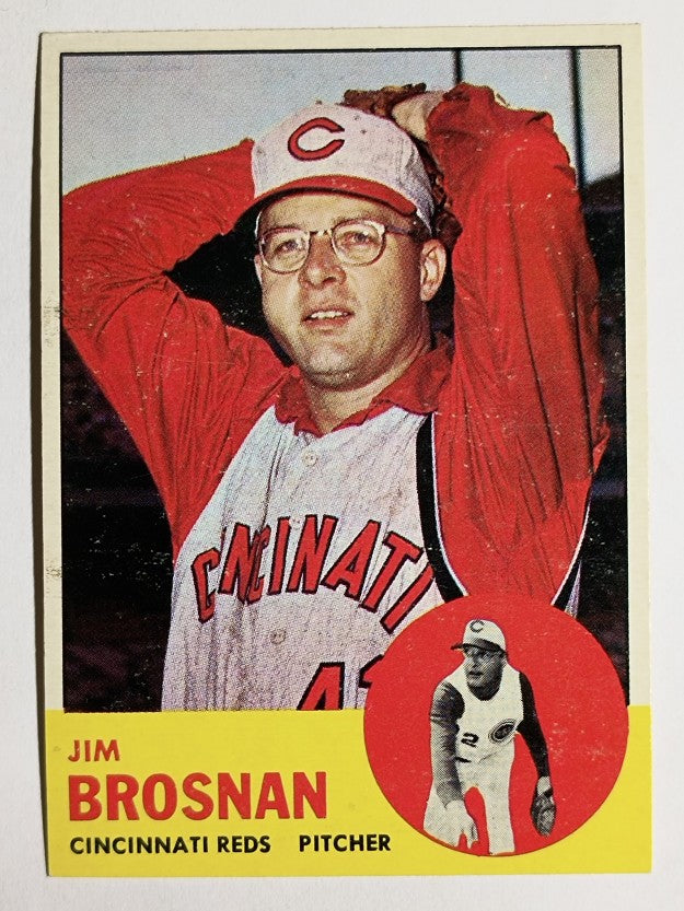 1963 Topps #116 Jim Brosnan (EX)