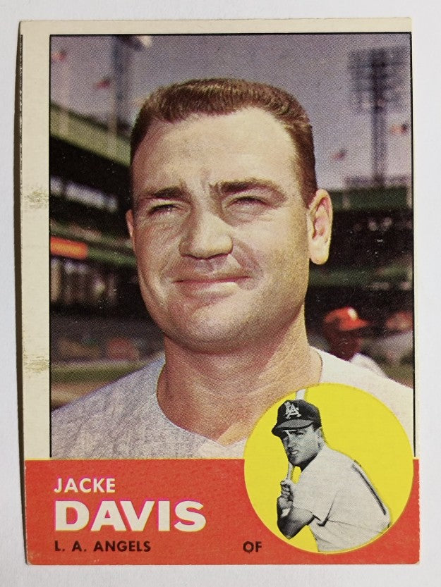 1963 Topps #117 Jacke Davis (VGEX)