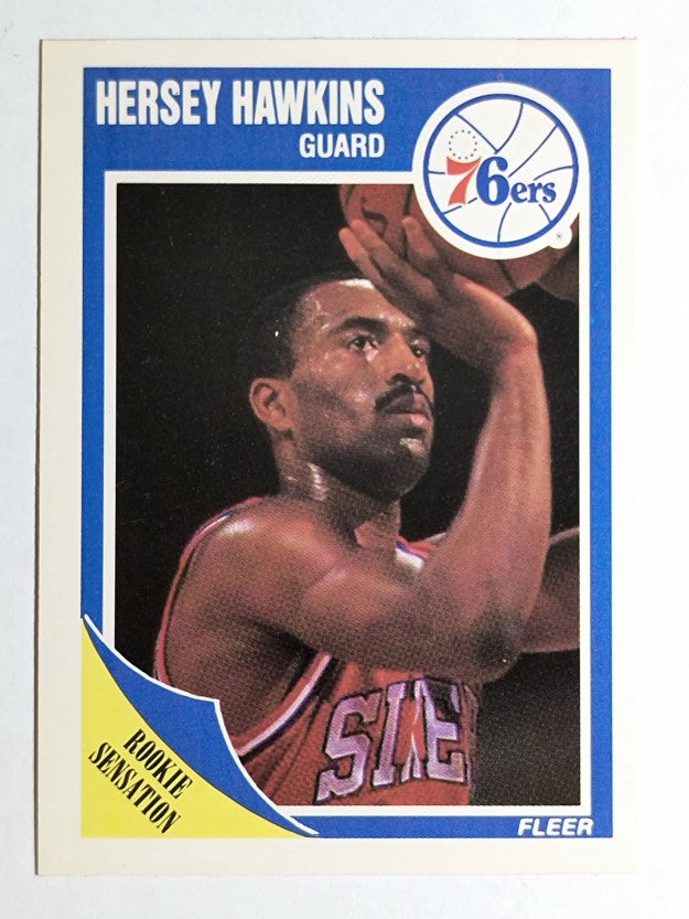 1989-90 Fleer #117 Hersey Hawkins RC