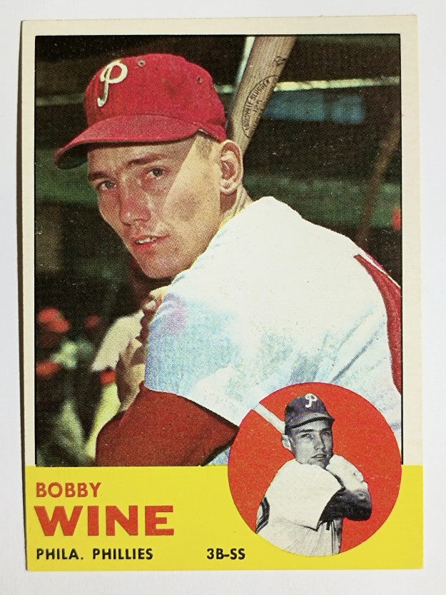1963 Topps #71 Bobby Wine RC (EXMT)