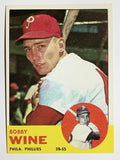1963 Topps #71 Bobby Wine RC (EXMT)