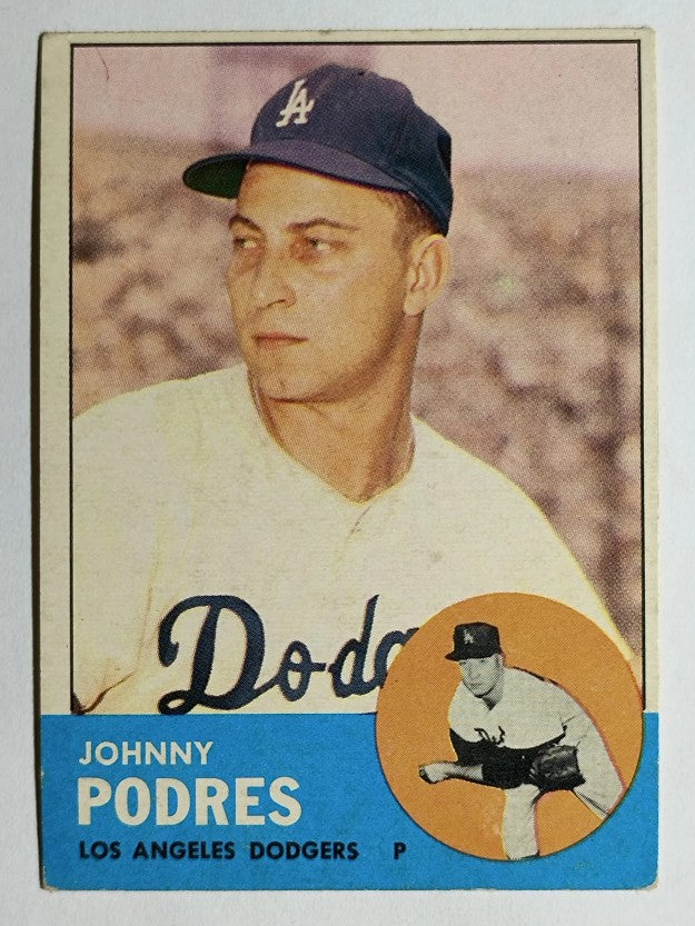 1963 Topps #150 Johnny Podres (VGEX)