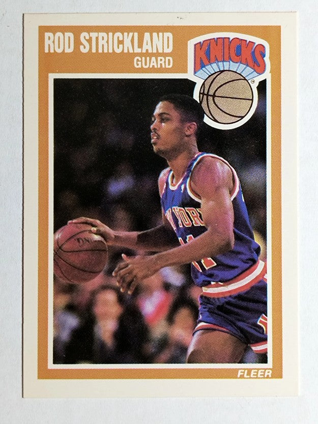 1989-90 Fleer #104 Rod Strickland RC