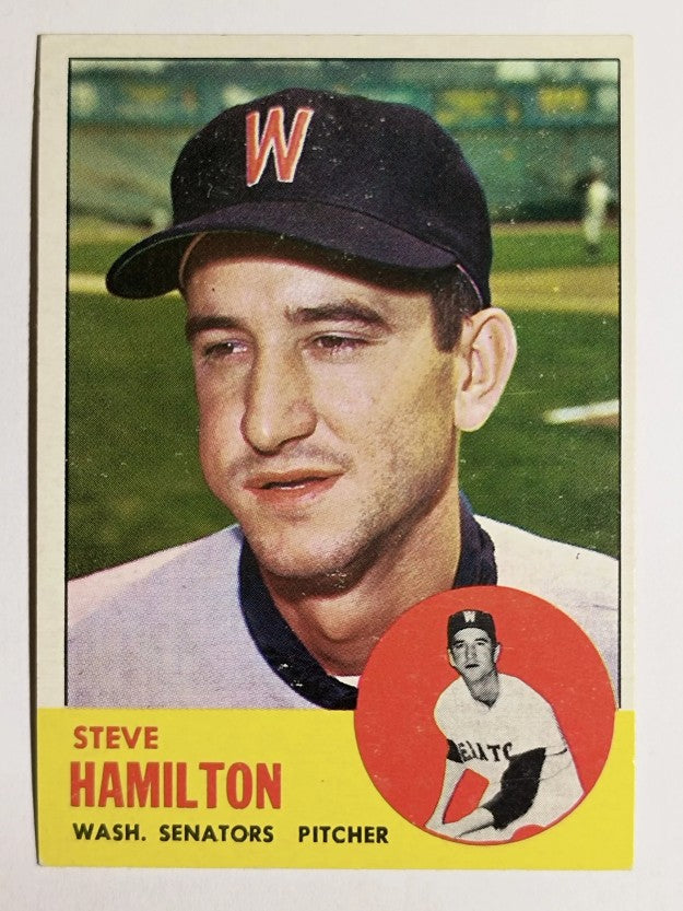 1963 Topps #171 Steve Hamilton RC (EXMT)
