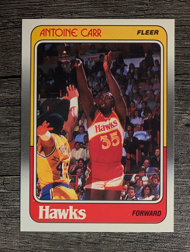 1988-89 Fleer #1 Antoine Carr RC
