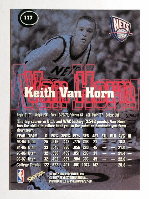 1997-98 SkyBox Premium #117 Keith Van Horn RC