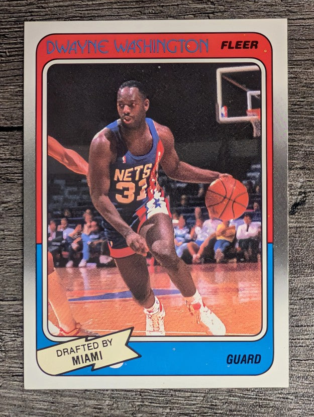 1988-89 Fleer #71 Duane Washington