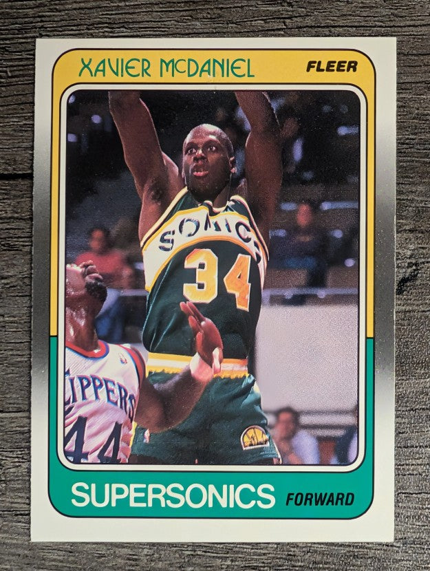 1988-89 Fleer #108 Xavier McDaniel