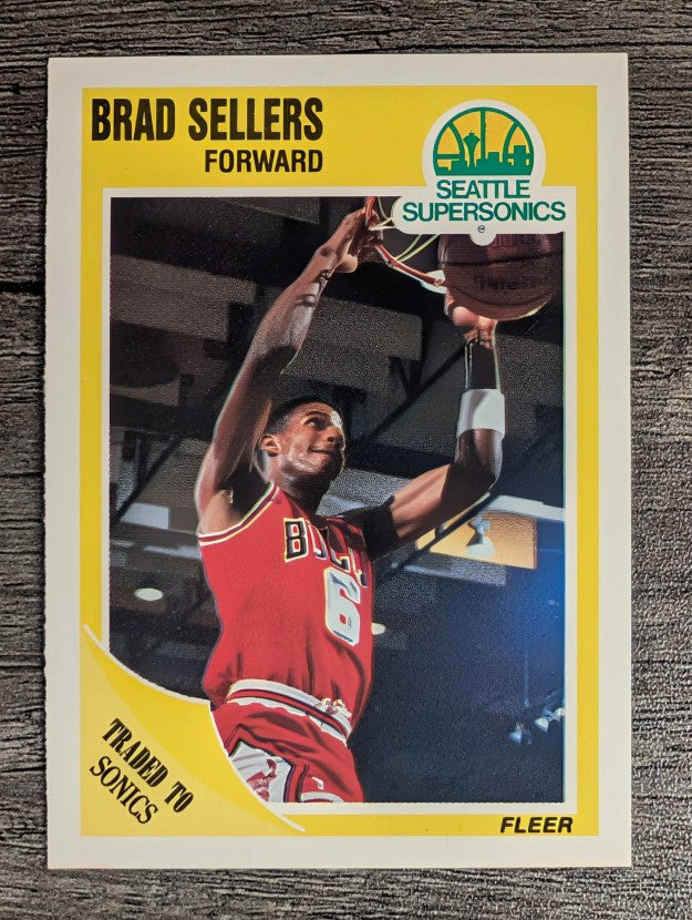 1989-90 Fleer #24 Brad Sellers