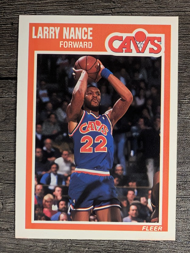1989-90 Fleer #28 Larry Nance