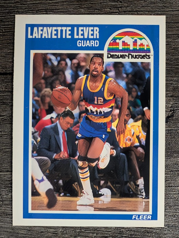 1989-90 Fleer #41 Lafayette Lever