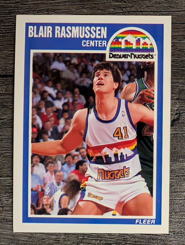 1989-90 Fleer #42 Blair Rasmussen