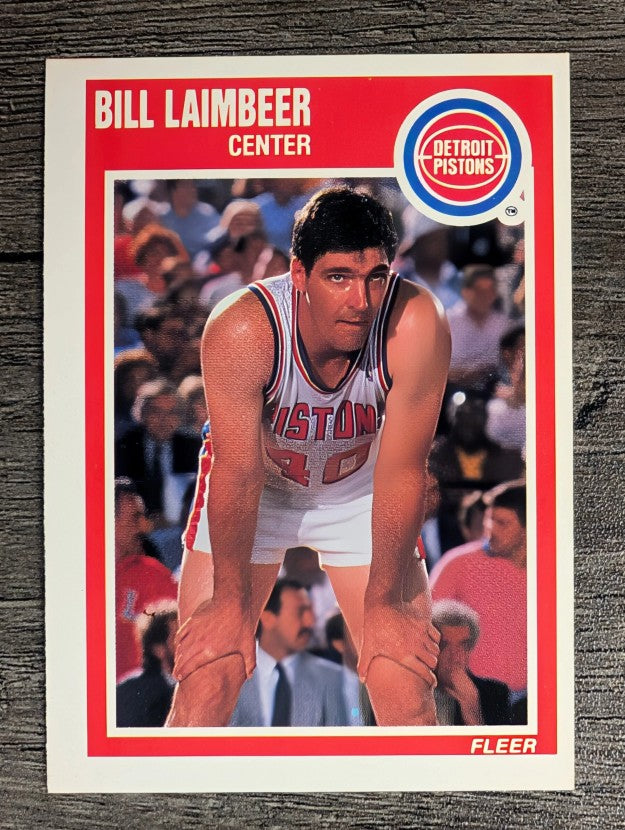 1989-90 Fleer #48 Bill Laimbeer