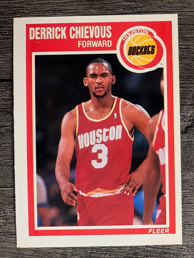 1989-90 Fleer #58 Derrick Chievous