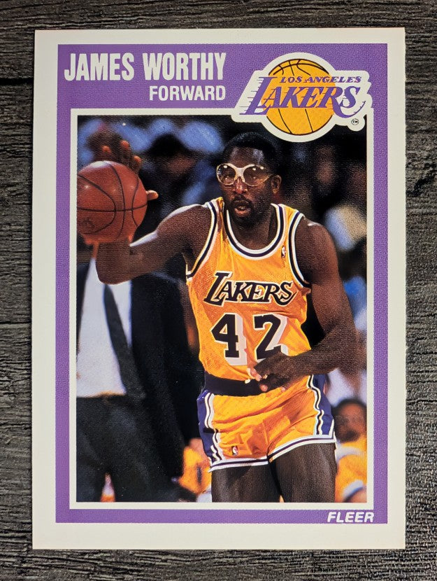 1989-90 Fleer #80 James Worthy