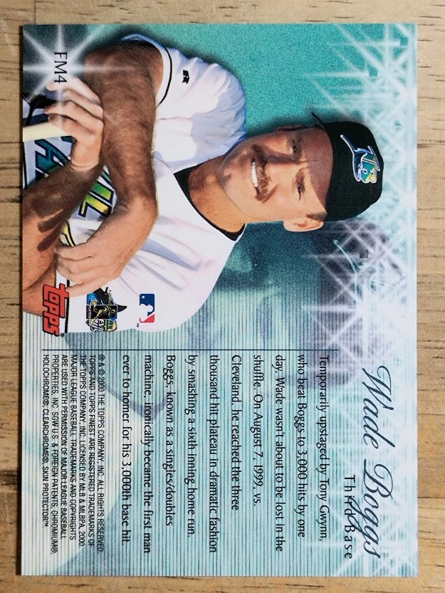 2000 Finest Moments #FM4 Wade Boggs