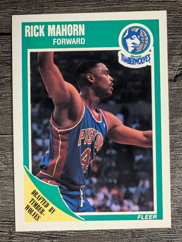 1989-90 Fleer #93 Rick Mahorn