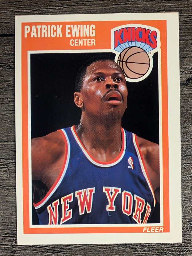 1989-90 Fleer #100 Patrick Ewing