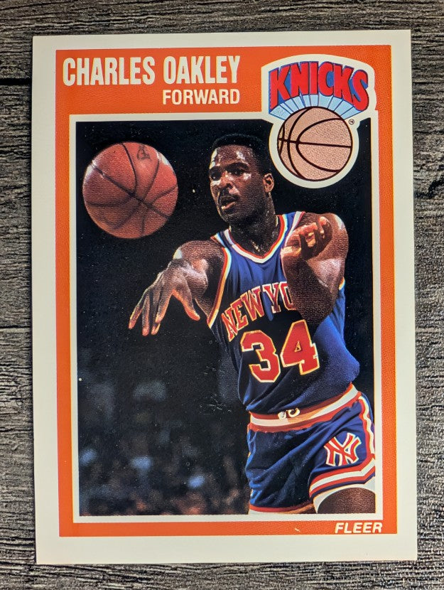 1989-90 Fleer #103 Charles Oakley