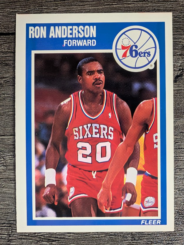 1989-90 Fleer #112 Ron Anderson RC