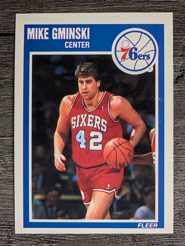 1989-90 Fleer #116 Mike Gminski