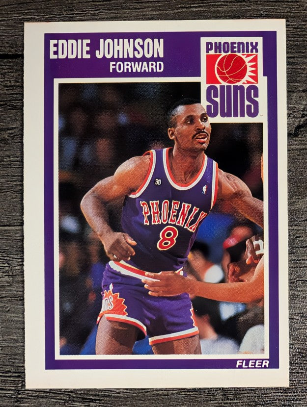 1989-90 Fleer #122 Eddie Johnson