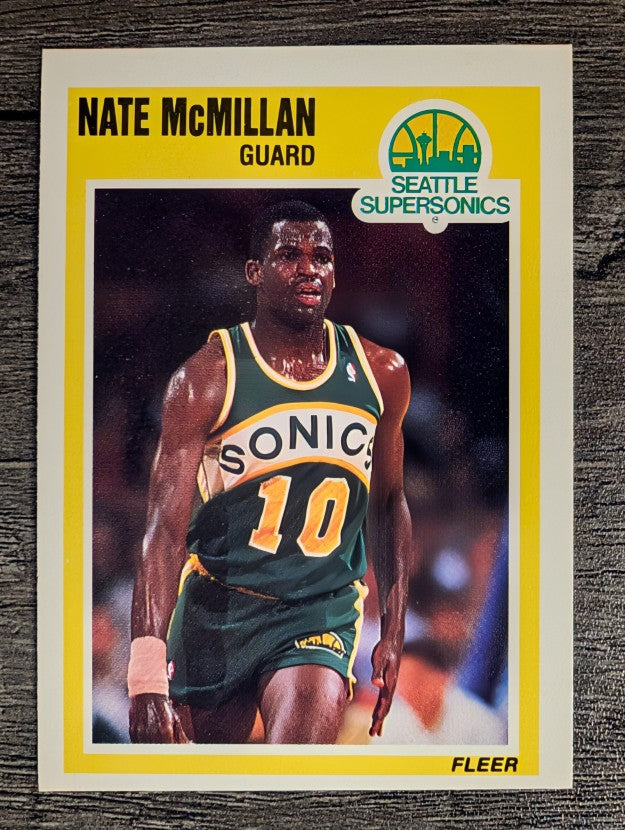 1989-90 Fleer #150 Nate McMillan