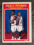 1989-90 Fleer #164 Hakeem Olajuwon AS/Clyde Drexler AS