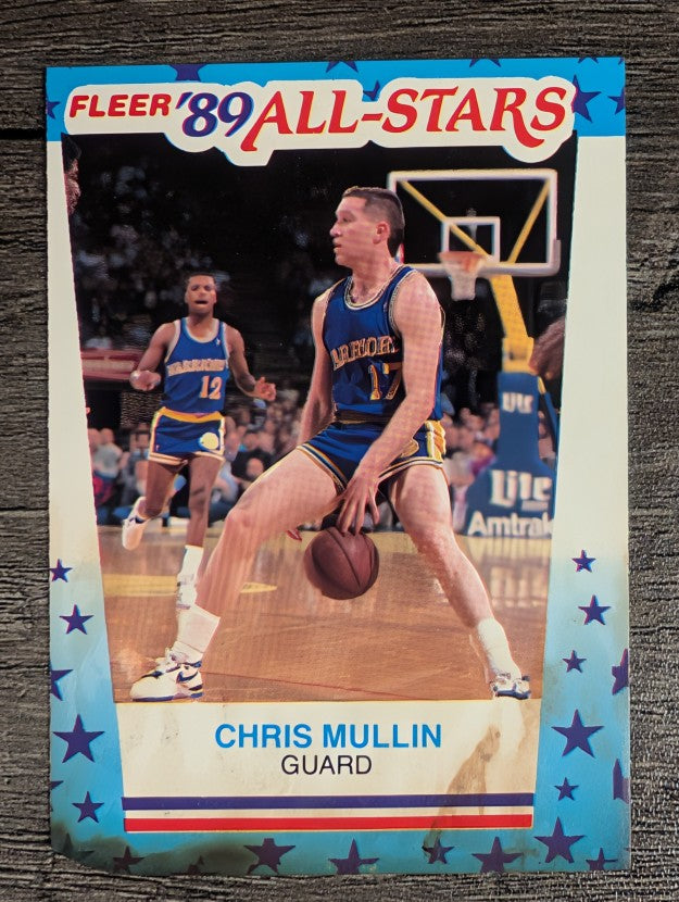 1989-90 Fleer Stickers #9 Chris Mullin (POOR)