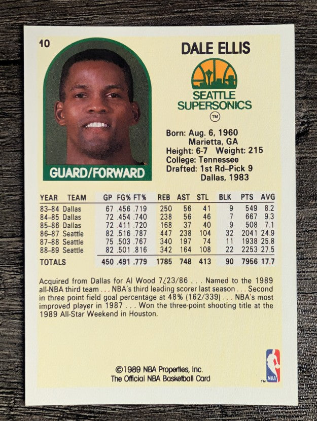1989-90 Hoops #10 Dale Ellis