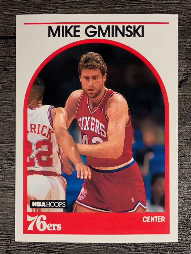 1989-90 Hoops #33 Mike Gminski