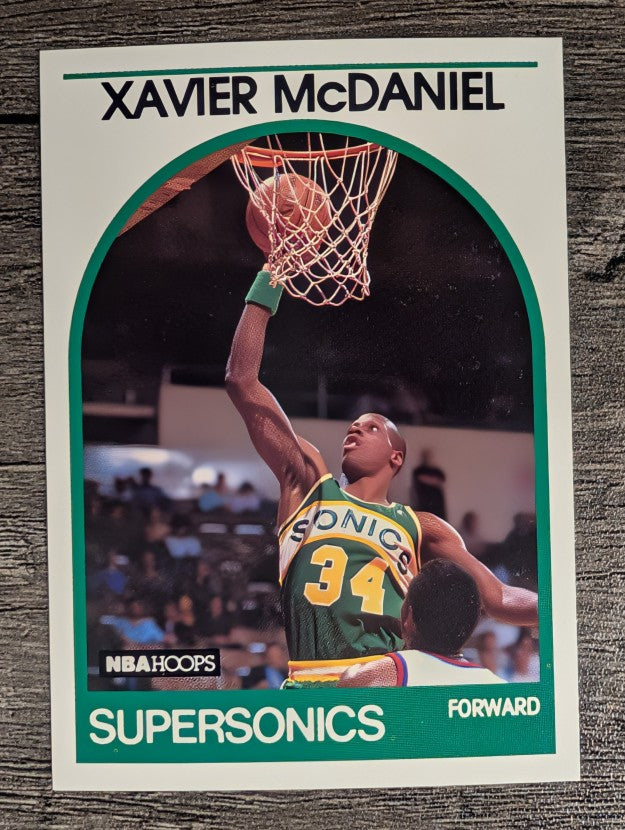 1989-90 Hoops #70 Xavier McDaniel