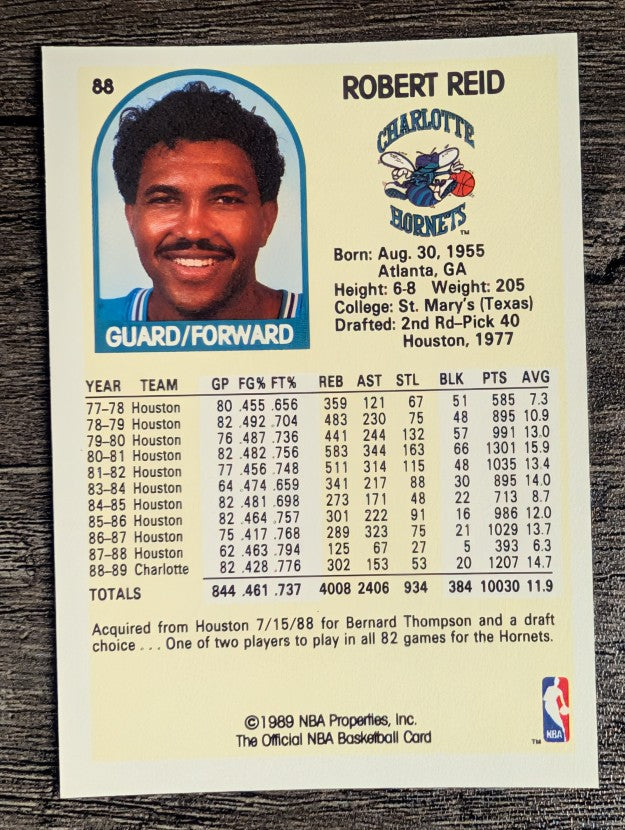 1989-90 Hoops #88 Robert Reid