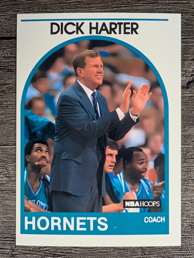 1989-90 Hoops #127 Dick Harter CO