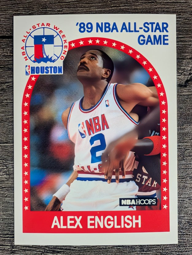 1989-90 Hoops #133 Alex English AS