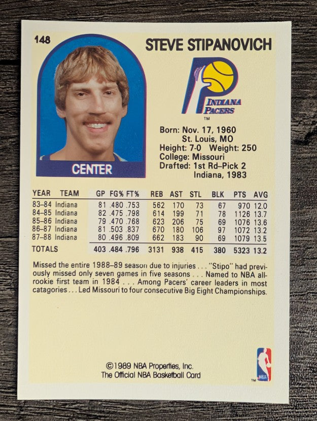 1989-90 Hoops #148 Steve Stipanovich SP