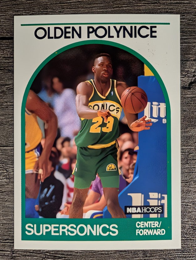 1989-90 Hoops #152 Olden Polynice RC