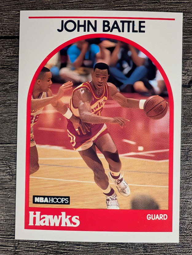 1989-90 Hoops #154 John Battle RC