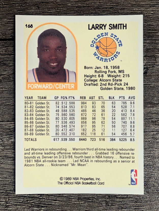 1989-90 Hoops #168 Larry Smith SP