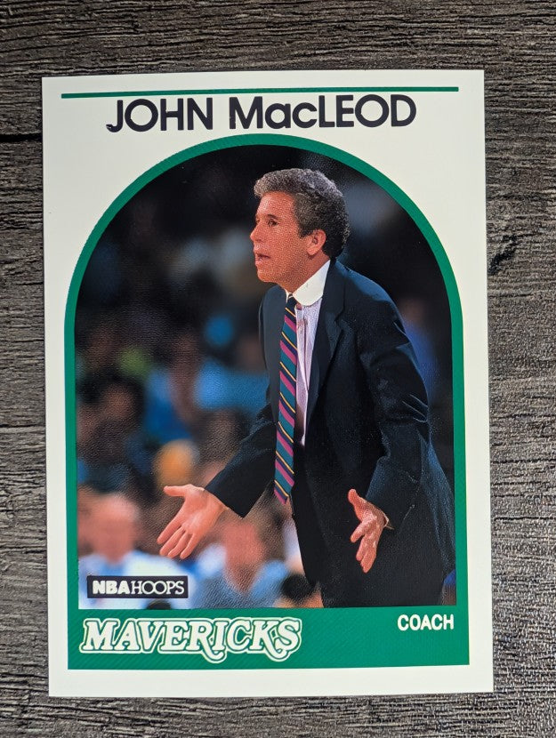 1989-90 Hoops #171A John MacLeod CO SP/ERR No NBA Logo