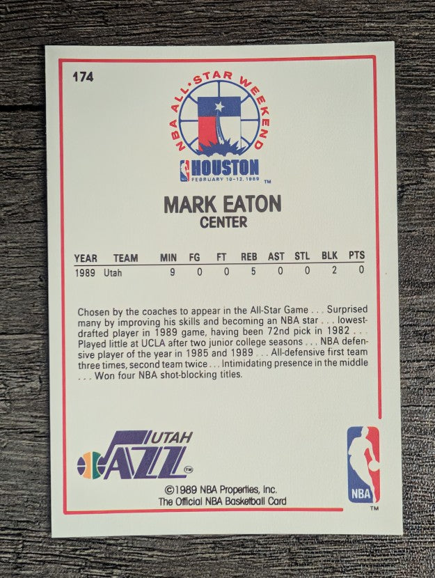 1989-90 Hoops #174 Mark Eaton AS