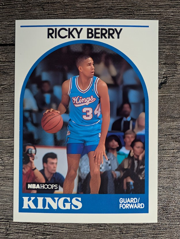 1989-90 Hoops #186 Ricky Berry SP